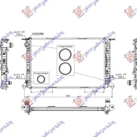 RADIATOR 2.7-3.0 Tdi DIESEL - 3.0 TFSi-3.2 FSI PETROL (AUTOMATIC) (720x470)