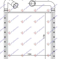 HEATER RADIATOR (164x173x26) (DENSO TYPE)