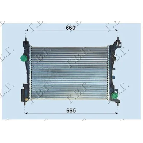 RADIATOR ALL PETROL MANUAL/AUTOMATIC+/-AC (540x375) RADIATOR ALL PETROL MANUAL/AUTOMATIC+/-AC (540x375)