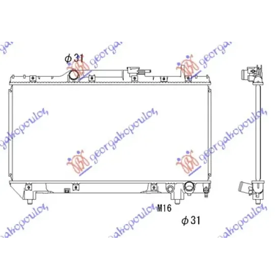 RADIATOR 2.0 PETROL GT (325x660) RADIATOR 2.0 PETROL GT (325x660)