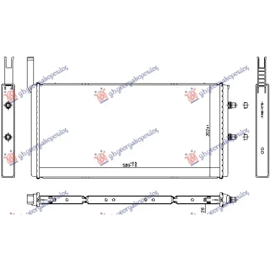 ADDITIONAL RADIATOR 4.4 PETROL - 3.0 DIESEL (589x302)