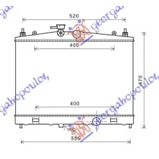 RADIATOR 1.6 PETROL (380x600x16) RADIATOR 1.6 PETROL (380x600x16)