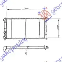 RADIATOR 1.2-1.5 PETROL (600x320)