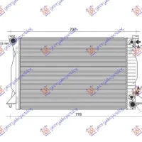 RADIATOR 2.5 TDI DIESEL +/- A/C AUTOMATIC (632x399)