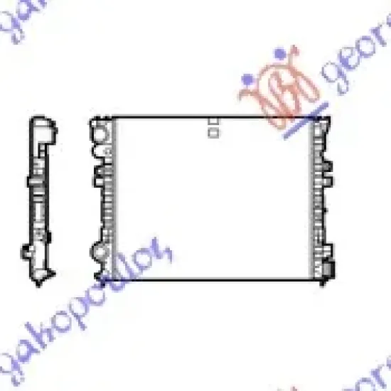 RADIAOR 2.0 HDI +/- A/C (670x446x27)WITHOUT VALVE RADIAOR 2.0 HDI +/- A/C (670x446x27)WITHOUT VALVE