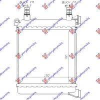 ADDITIONAL RADIATOR 1.5-2.0 PETROL (202x195)