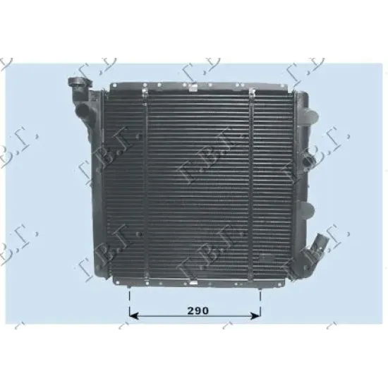 RADIATOR 1.6 DIESEL (39x39)