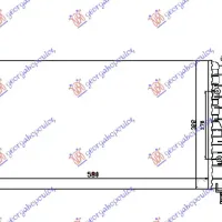 RADIATOR 1.2 PETROL +/- A/C (580x317x18)