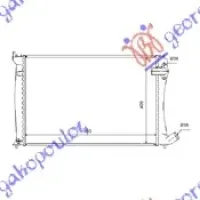 RADIATOR 2.0 DIESEL HDi (603x412x27)