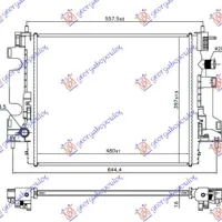 RADIATOR 0.9 TURBO PETROL MANUAL (480x400x16)