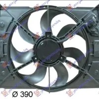 ANSAMBLU VENTILATOR RĂCIRE BENZINĂ (390mm) (ORNAMENT - BANDOU lungă OBLONG)