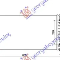 RADIATOR 1.2 PETROL 2003- (580x317x18)TΥPE VALEO