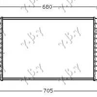 RADIATOR 1.6-1.8-2.0 PETROL (540x380)