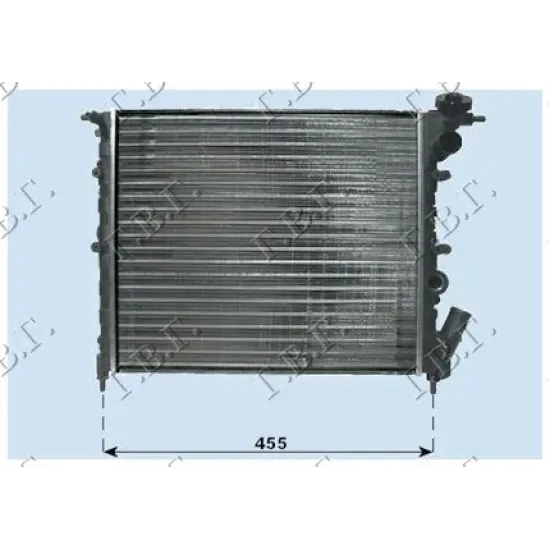 RADIATOR 1.2-1.4 PETROL (390x380)
