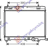 RADIATOR PETROL 1.33 VVT-I (73/74KW) (2009-11) (350x480)