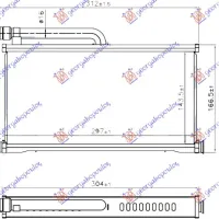 HEATER RADIATOR (145x295x26)