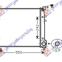 RADIATOR 0.9 PETROL-1.3 DIESEL (480x392x16)