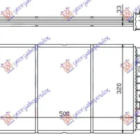 RADIATOR 1.4-1.6 PETROL (500x300)