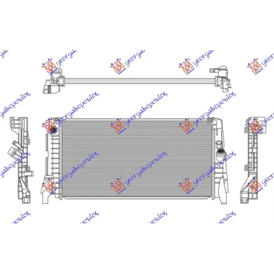 RADIATOR 1.5-2.0 (S) PETROL MANUAL/AUTOMATIC (680x355)