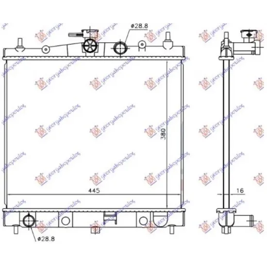 RADIATOR 1.0-1.2-1.4-1.6 PETROL JAPAN (KOYO)