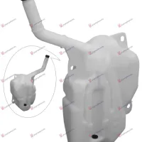 WIPER WASHER TANK WITH CAP & HEADLAMP WASHER HOLE