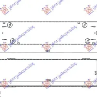 RADIATOR INTERCOOLER3.0 (335i) PETROL-3.0 (335D) DIESEL (510x130x105) (Φ70-70)