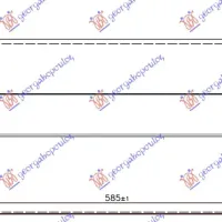 RADIATOR INTERCOOLER ALL DIESEL & 2.0 (220i) PETROL (585x150x95)
