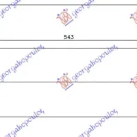 RADIATOR INTERCOOLER 3.0-3.5 TD (540x127x105)