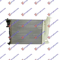 RADIATOR 1.1-1.4 PETROL - A/C (460x380) (WΙΤΗOUTER QUICK CONNECTION) (VALEO)