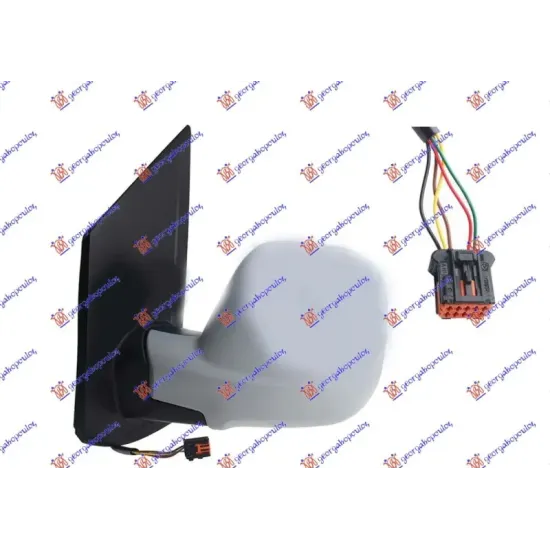DOOR MIRROR ELECTRIC HEATED FOLDABLE PRIMED (WITH BLIS) (9 PIN) (CONVEX GLASS) DOOR MIRROR ELECTRIC HEATED FOLDABLE PRIMED (WITH BLIS) (9 PIN) (CONVEX GLASS)