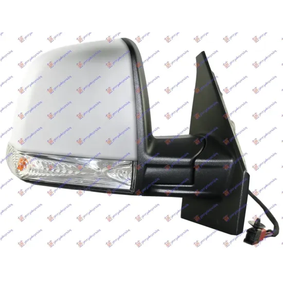 DOOR MIRROR ELECTRIC HEATED PRIMED (WITH SIDE LAMP :SENSOR) (COMBI) (CONVEX GLASS)