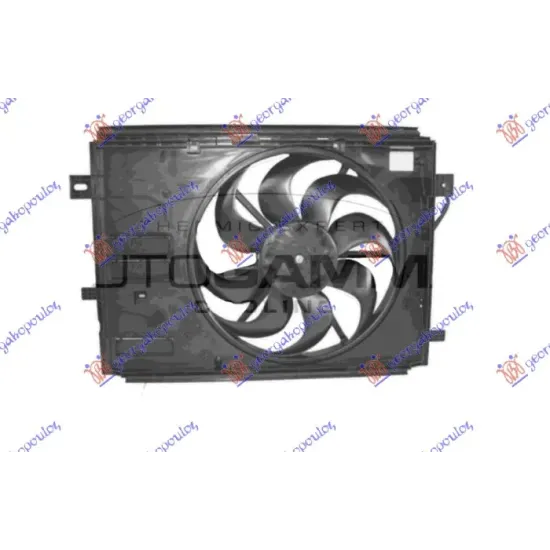 COOLING FAN (SINGLE) 1.2 PETROL - 1.5-1.6 DIESEL (428mm) (2PIN) (250W)