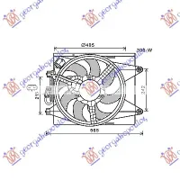 COOLING FAN (+A/C) PETROL-DIESEL