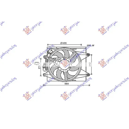 COOLING FAN (+A/C) PETROL-DIESEL