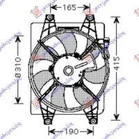 COOLING FAN A/C PETROL-DIESEL (MANUAL/AUTOMATIC)