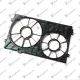 COOLING FAN SHROUD (DOUBLE) PETROL-DIESEL (RADIATOR 450mm)