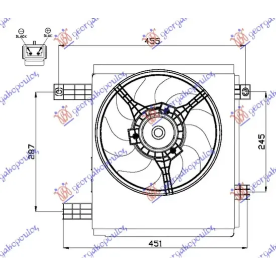 COOLING FAN PETROL-DIESEL