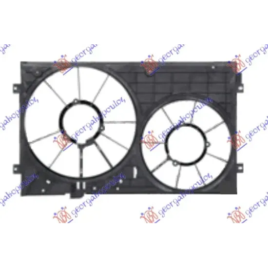 COOLING FAN SHROUND (DOUBLE) PETROL-DIESEL