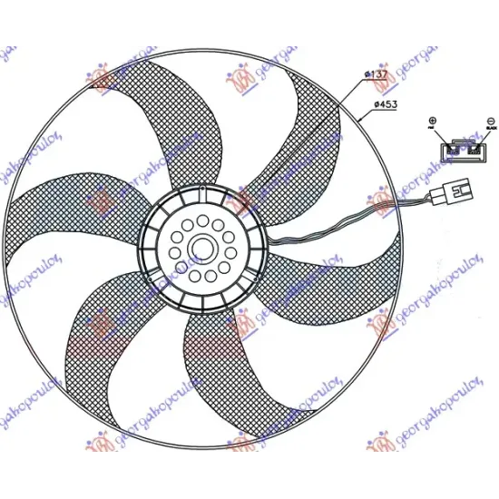 COOLING FAN PETROL-DIESEL