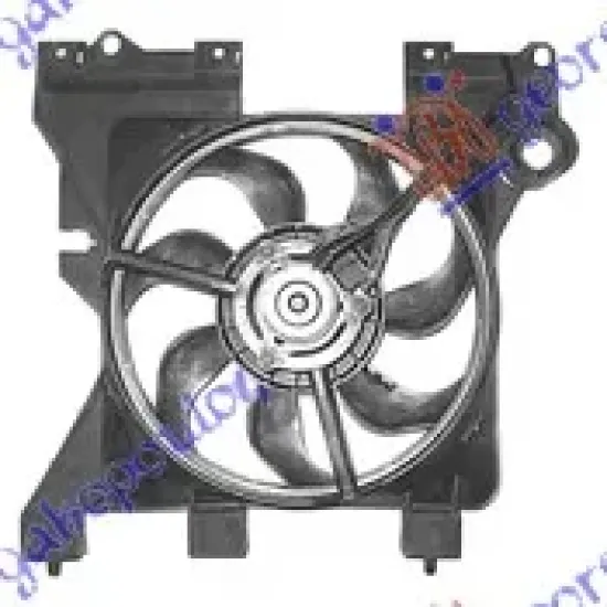 COOLING FAN A/C (MOTOR+FAN) PETROL-DIESEL (340mm)