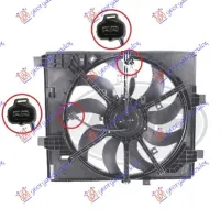 COOLING FAN 1.6 DIG-T PETROL (2 PLUGS) (400mm) (2+2 PIN)