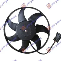 COOLING FAN (MOTOR+FAN) (2PIN) (345mm) (OBLONG PLUG) (WITH CABLE)