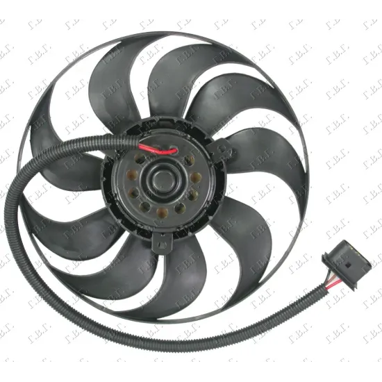 COOLING FAN A/C (MOTOR+FAN) (290mm) (220/60W) (3PIN) (9WING)