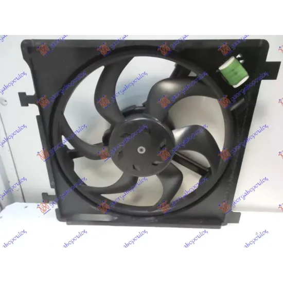 COOLING FAN PETROL + A/C (340mm) (3PIN)