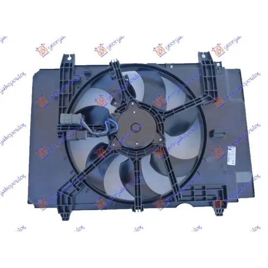 COOLING FAN 1.6 PETROL (SINGLE) (2PLUGS) (2+2 PIN) (380mm)