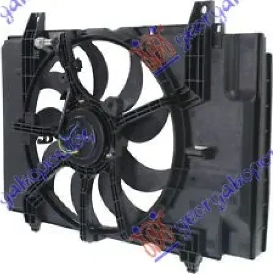 COOLING FAN 1.6 PETROL (SINGLE) (1PLUG) (4PIN) (380mm)