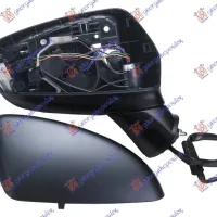 DOOR MIRROR ELECTRICAL HEATED FOLDABLE PRIMED (WITH SIDE LAMP) (CONVEX GLASS)