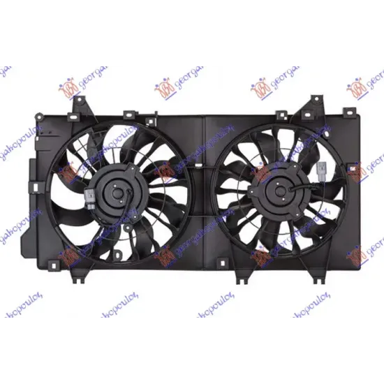 COOLING FAN DOUBLE PETROL (2+2 PIN)