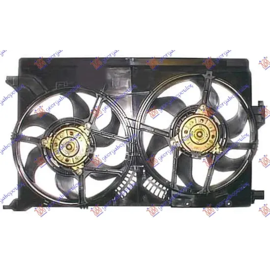COOLING FAN (DOUBLE) PETROL-DIESEL