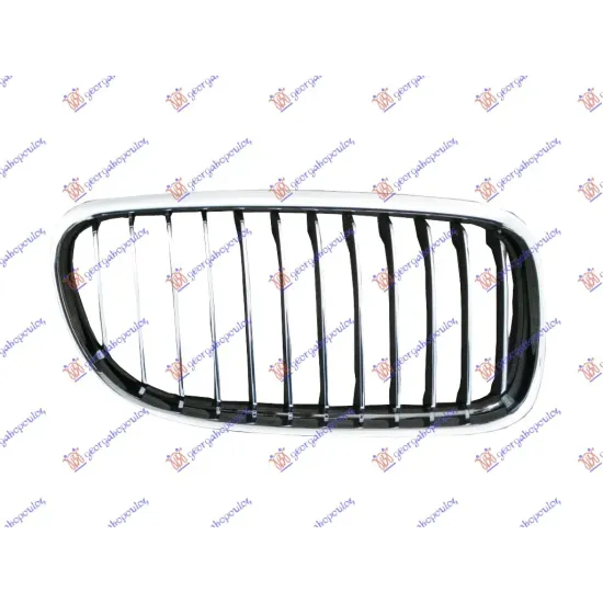 GRILLE SIDE PIECE (CHROME-CHROME/BLACK)